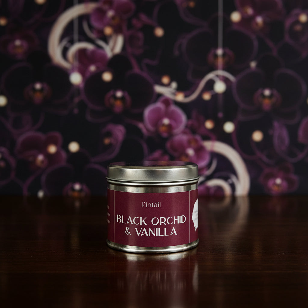 Black Orchid & Vanilla Candle - Classic Tin
