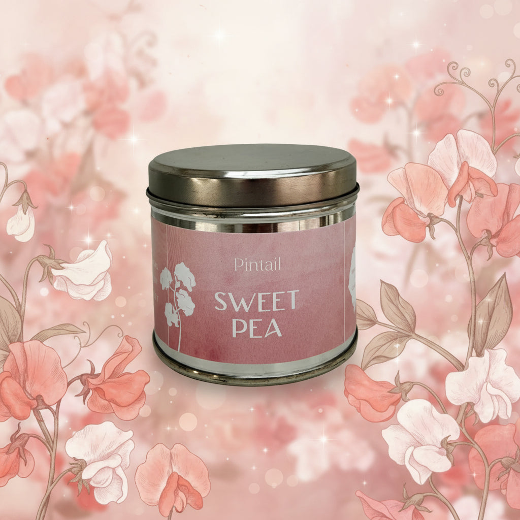 Sweet Pea Classic Tin Candle