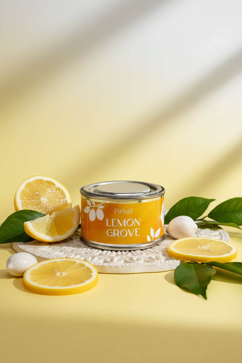 Lemon Grove Paint Pot Candle