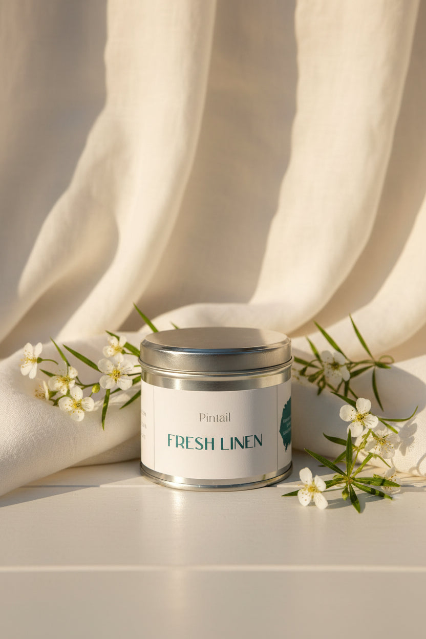 Fresh Linen Candle - Classic Tin