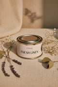 Fresh Linen Paint Pot Candle